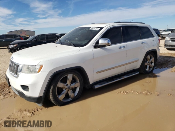 2013 Jeep Grand Cherokee Overland with VIN 1C4RJFCT2DC650336, listed as a Copart auction lot 83830304 with 129,858 mi miles and Clean Title. Bid and sale history available at carsss.com. Image 1.