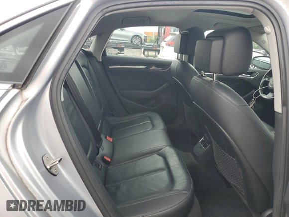 2015 Audi A3 Premium Plus with VIN WAUEFGFF9F1132439, listed as a Copart auction lot 61410465 with 76,693 mi miles and Salvage title. Bid and sale history available at DreamBid. Image 10.