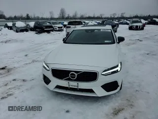 2020 Volvo S90 R-Design with VIN LVYA22MT2LP173215, listed as a Copart auction lot 46662405 with 54,491 mi miles and Salvage Title. Bid and sale history available at carsss.com. Image 11.