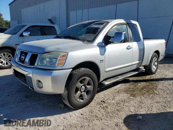 2004 Nissan Titan SE with VIN 1N6AA06AX4N580896, listed as a Copart auction lot 81741484 with 166,016 mi miles and Salvage Title. Bid and sale history available at carsss.com. Image 1.