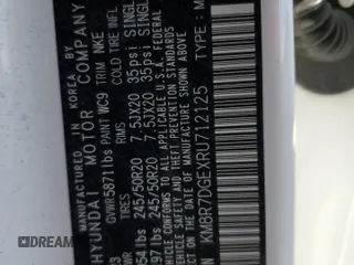 2024 Hyundai Palisade Calligraphy z VIN KM8R7DGEXRU712125, wystawiony jako Copart lot #53113625 z przebiegiem 31 693 mil mil oraz Szkoda całkowita • Salvage title. Historia ofert i sprzedaży dostępna na DreamBid. Obrazek 13.