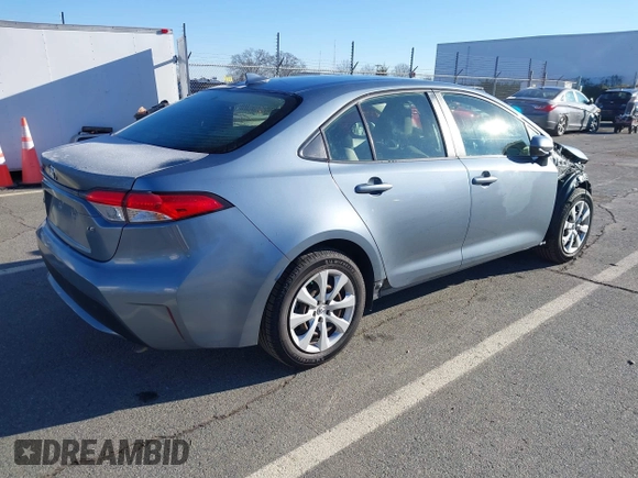 2021 Toyota Corolla LE with VIN JTDEPMAE2MJ179144, listed as a IAAI auction lot 41274664 with 50,051 mi miles and . Bid and sale history available at DreamBid. Image 4.