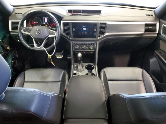 2021 Volkswagen Atlas Cross Sport 3.6L V6 SE w/Technology R-Line with VIN 1V2RE2CA4MC203758, listed as a Copart auction lot 75202544 with 35,000 mi miles and Salvage Title. Bid and sale history available at carsss.com. Image 8.