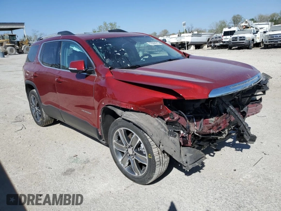 2023 GMC Acadia SLT with VIN 1GKKNULS3PZ140164, listed as a Copart auction lot 53366915 with 46,759 mi miles and Salvage title. Bid and sale history available at DreamBid. Image 4.