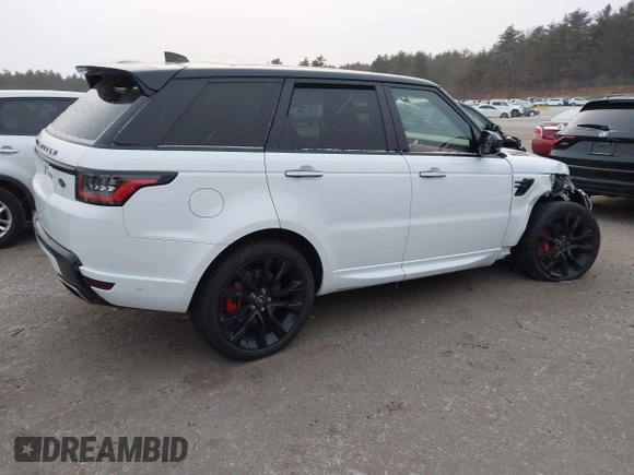 2021 Land Rover Range Rover Sport HST z VIN SALWS2RU8MA784331, wystawiony jako IAAI lot #41277697 z przebiegiem 25 340 mil mil oraz . Historia ofert i sprzedaży dostępna na DreamBid. Obrazek 4.