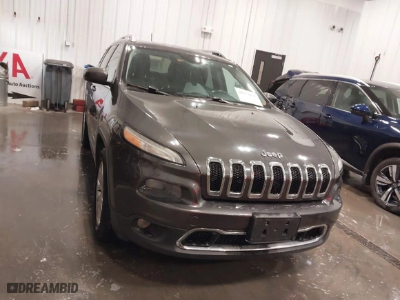 2014 Jeep Cherokee Limited with VIN 1C4PJMDS8EW277658, listed as a IAAI auction lot 41759677 with NaN miles. Bid and sale history available at carsss.com. Image 12.