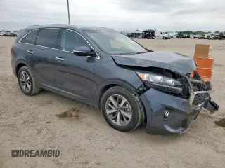 2019 Kia Sorento EX z VIN 5XYPH4A51KG457907, wystawiony jako Copart lot #57686505 z przebiegiem 54 755 mil mil oraz Szkoda całkowita • Salvage title. Historia ofert i sprzedaży dostępna na DreamBid. Obrazek 4.