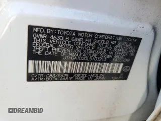 2020 Lexus IS 300 F Sport with VIN JTHGA1D20L5103213, listed as a Copart auction lot 89159195 with 42,803 mi miles and Salvage title. Bid and sale history available at DreamBid. Image 12.