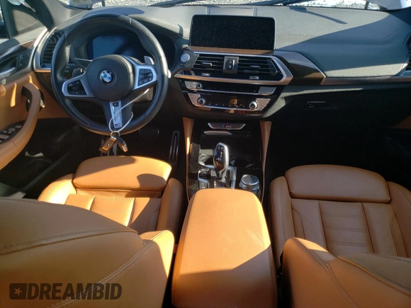 2021 BMW X4 M40i with VIN 5UX2V5C08M9G87220, listed as a Copart auction lot 64087953 with 0 mi miles. Bid and sale history available at carsss.com. Image 8.