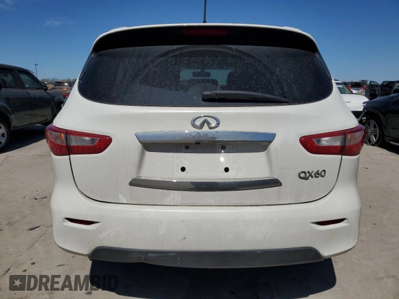 2014 Infiniti QX60 с VIN 5N1AL0MNXEC524307, выставлен на аукционе Copart как лот 49542245 с пробегом 147 546 миль миль и Списание • Salvage title. История ставок и продаж доступна на DreamBid. Изображение 6.