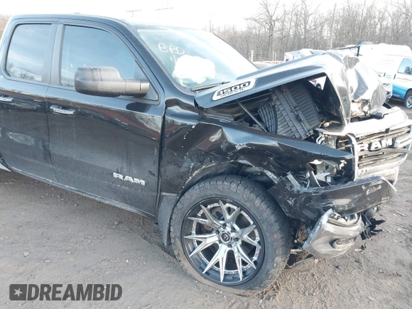 2020 Ram 1500 Big Horn with VIN 1C6SRFBT8LN341914, listed as a IAAI auction lot 41454570 with 34,360 mi miles. Bid and sale history available at carsss.com. Image 17.