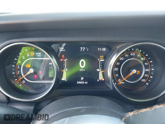 2022 Jeep Gladiator High Altitude with VIN 1C6HJTFG5NL149751, listed as a IAAI auction lot 42257917 with 24,603 mi miles and . Bid and sale history available at DreamBid. Image 7.
