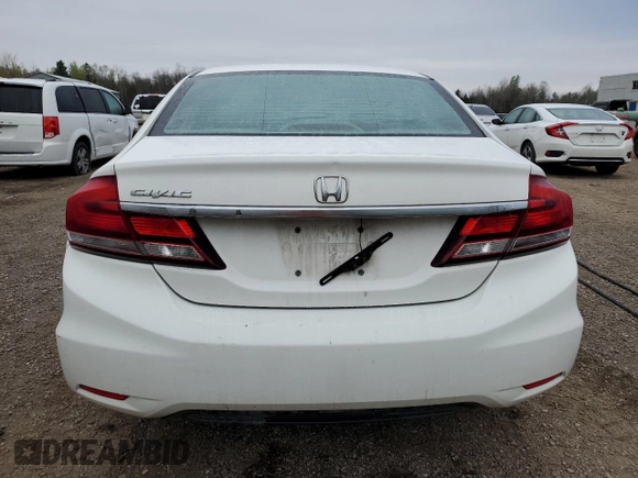 2014 Honda Civic LX z VIN 2HGFB2F47EH014380, wystawiony jako Copart lot #53537655 z przebiegiem 180 181 mil mil oraz Czysty tytuł • Clean title. Historia ofert i sprzedaży dostępna na DreamBid. Obrazek 6.