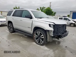 2018 Chevrolet Tahoe LT with VIN 1GNSCBKC1JR387830, listed as a Copart auction lot 60649755 with 59,649 mi miles and Salvage title. Bid and sale history available at DreamBid. Image 4.