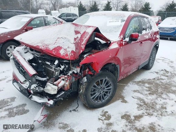 2019 Mazda CX-5 Touring with VIN JM3KFBCM7K0617066, listed as a IAAI auction lot 41617694 with NaN miles. Bid and sale history available at carsss.com. Image 2.