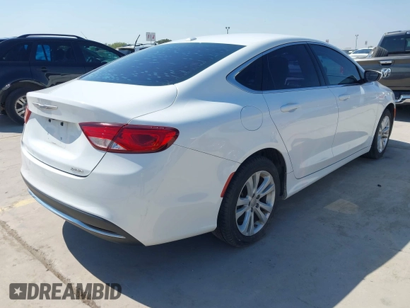 2015 Chrysler 200 Limited with VIN 1C3CCCAB1FN635363, listed as a IAAI auction lot 40522051 with 158,925 mi miles and . Bid and sale history available at DreamBid. Image 4.