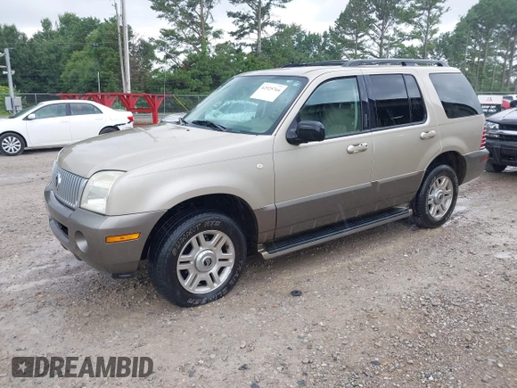 2004 Mercury Mountaineer Convenience with VIN 4M2ZU86KX4UJ13689, listed as a IAAI auction lot 42525764 with 230,991 mi miles and . Bid and sale history available at DreamBid. Image 2.