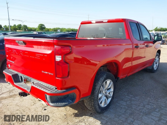 2020 Chevrolet Silverado 1500 Custom with VIN 1GCRWBEF3LZ104268, listed as a IAAI auction lot 42083062 with 85,582 mi miles. Bid and sale history available at carsss.com. Image 4.