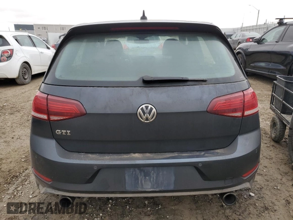 2018 Volkswagen Golf GTI S with VIN 3VW447AU8JM296722, listed as a Copart auction lot 47025734 with 74,715 mi miles. Bid and sale history available at carsss.com. Image 6.