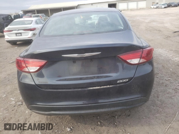 2017 Chrysler 200 Touring with VIN 1C3CCCFB2HN503613, listed as a Copart auction lot 43234015 with 139,539 mi miles and Salvage Title. Bid and sale history available at carsss.com. Image 6.