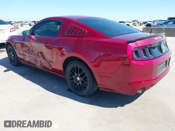 2014 Ford Mustang V6 with VIN 1ZVBP8AM3E5331909, listed as a IAAI auction lot 41843849 with 141,514 mi miles. Bid and sale history available at carsss.com. Image 3.