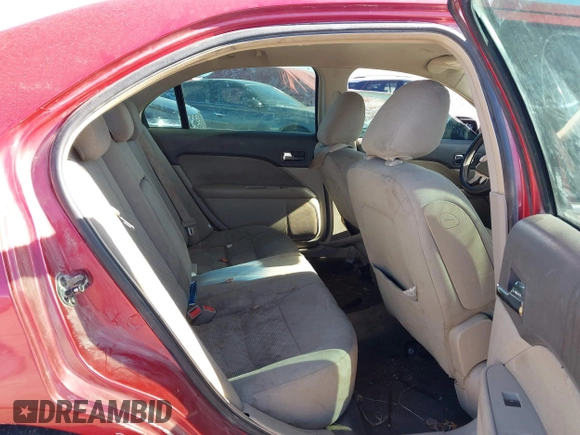 2010 Ford Fusion SE with VIN 3FAHP0HA0AR321457, listed as a IAAI auction lot 41384353 with 230,594 mi miles. Bid and sale history available at carsss.com. Image 8.