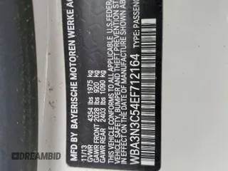 2014 BMW 4 Series 428i with VIN WBA3N3C54EF712164, listed as a Copart auction lot 64086545 with Not provided miles and Clean title. Bid and sale history available at DreamBid. Image 13.