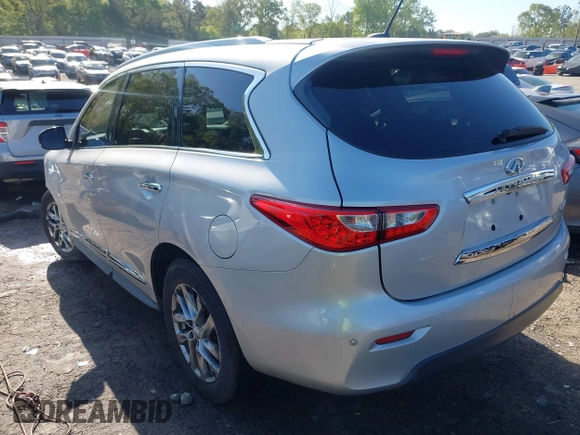 2015 Infiniti QX60 with VIN 5N1AL0MN5FC500398, listed as a IAAI auction lot 41979650 with 265,446 mi miles and . Bid and sale history available at DreamBid. Image 3.