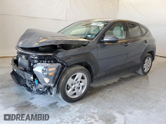 2024 Hyundai Kona Essential with VIN KM8HA3AB2RU106579, listed as a Copart auction lot 74371674 with 22,571 mi miles and Clean Title. Bid and sale history available at DreamBid. Image 1.