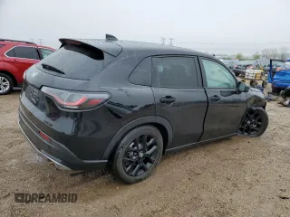 2024 Honda HR-V Sport with VIN 3CZRZ2H59RM726680, listed as a Copart auction lot 55129335 with 15,435 mi miles and Salvage title. Bid and sale history available at DreamBid. Image 3.