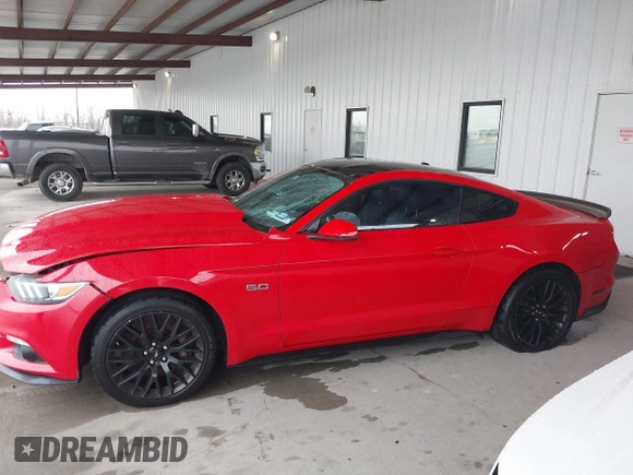 2016 Ford Mustang GT with VIN 1FA6P8CF5G5276410, listed as a IAAI auction lot 41327862 with 92,041 mi miles. Bid and sale history available at carsss.com. Image 14.