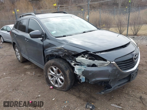 2015 Mazda CX-9 Touring with VIN JM3TB2CA0F0463313, listed as a IAAI auction lot 41822436 with 145,302 mi miles. Bid and sale history available at carsss.com. Image 1.