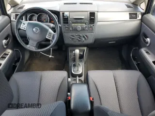 2008 Nissan Versa 1.8 S with VIN 3N1BC13E08L460256, listed as a Copart auction lot 53116335 with 163,223 mi miles and Salvage Title. Bid and sale history available at carsss.com. Image 8.
