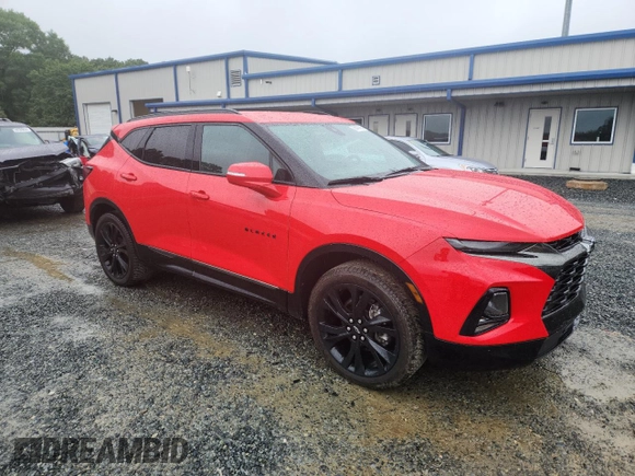 2021 Chevrolet Blazer RS z VIN 3GNKBERS2MS522333, wystawiony jako Copart lot #58483965 z przebiegiem 86 017 mil mil oraz Szkoda całkowita • Salvage title. Historia ofert i sprzedaży dostępna na DreamBid. Obrazek 4.