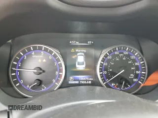 2014 Infiniti Q50 Sport with VIN JN1BV7AP2EM673700, listed as a Copart auction lot 47600985 with 136,475 mi miles and Salvage Title. Bid and sale history available at DreamBid. Image 9.