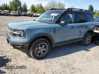 2022 Ford Bronco Sport Badlands z VIN 3FMCR9D96NRD89701, wystawiony jako Copart lot #56567585 z przebiegiem 19 010 mil mil oraz Szkoda całkowita • Salvage title. Historia ofert i sprzedaży dostępna na DreamBid. Obrazek 1.