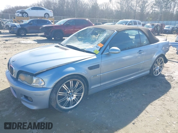 2002 BMW 3 Series M3 with VIN WBSBR934X2EX23550, listed as a IAAI auction lot 41321304 with 273,926 mi miles. Bid and sale history available at carsss.com. Image 18.