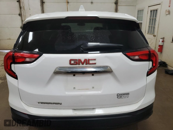 2018 GMC Terrain SLE with VIN 3GKALMEV7JL402338, listed as a Copart auction lot 77337854 with 144,904 mi miles and Salvage Title. Bid and sale history available at carsss.com. Image 6.