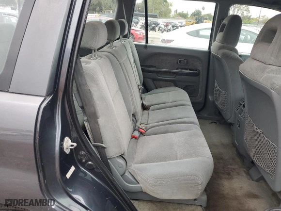 2005 Honda Pilot LX with VIN 2HKYF18125H505956, listed as a Copart auction lot 49728655 with 275,696 mi miles and Salvage Title. Bid and sale history available at carsss.com. Image 12.