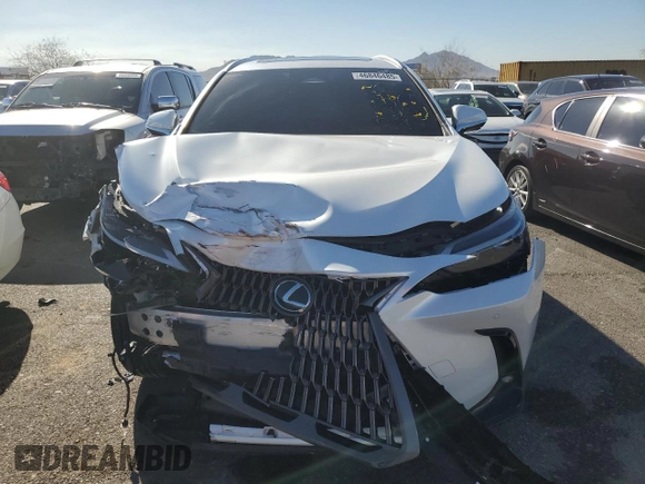 2025 Lexus NX 350 Premium with VIN JTJGGCEZ9S5010385, listed as a Copart auction lot 46846485 with 5,606 mi miles and Salvage title. Bid and sale history available at DreamBid. Image 5.