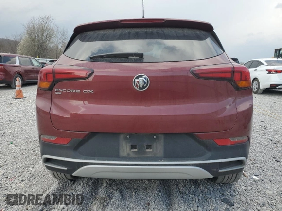 2022 Buick Encore GX Select with VIN KL4MMESL3NB136834, listed as a Copart auction lot 49256825 with 36,462 mi miles and Salvage title. Bid and sale history available at DreamBid. Image 6.