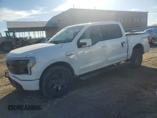 2023 Ford F-150 Lightning Pro with VIN 1FTVW1EV5PWG43000, listed as a Copart auction lot 42684545 with 16,646 mi miles and Salvage Title. Bid and sale history available at carsss.com. Image 1.