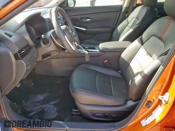 2024 Nissan Sentra SR with VIN 3N1AB8DV5RY380137, listed as a Copart auction lot 59745995 with 8,444 mi miles and Salvage title. Bid and sale history available at DreamBid. Image 7.