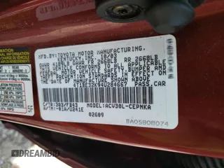 2004 Toyota Camry LE z VIN 4T1BE32K94U284667, wystawiony jako Copart lot #56184025 z przebiegiem 198 929 mil mil oraz Szkoda całkowita • Salvage title. Historia ofert i sprzedaży dostępna na DreamBid. Obrazek 12.