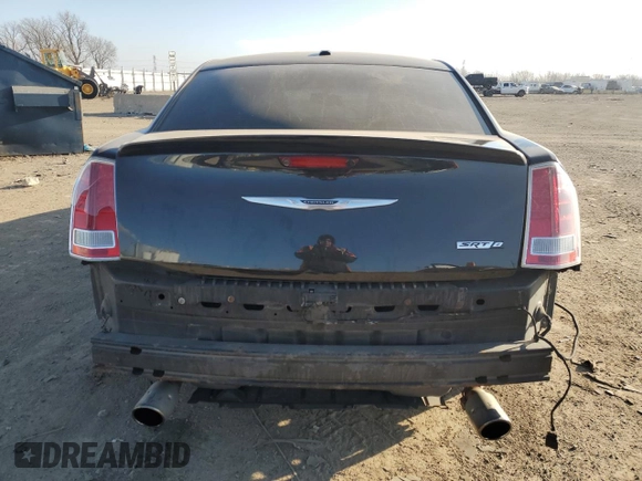 2013 Chrysler 300 SRT-8 with VIN 2C3CCAFJ8DH646483, listed as a Copart auction lot 83261144 with 86,015 mi miles and Salvage Title. Bid and sale history available at DreamBid. Image 6.