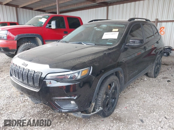 2020 Jeep Cherokee Altitude with VIN 1C4PJLLB8LD585577, listed as a IAAI auction lot 41372097 with 99,377 mi miles. Bid and sale history available at carsss.com. Image 17.