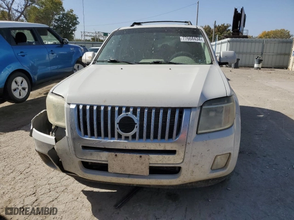 2009 Mercury Mariner Premier with VIN 4M2CU87739KJ24181, listed as a Copart auction lot 77668434 with 167,957 mi miles and Salvage Title. Bid and sale history available at carsss.com. Image 5.