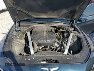 2022 Genesis G70 3.3T with VIN KMTG54TE5NU097499, listed as a Copart auction lot 75570294 with 64,864 mi miles and Salvage Title. Bid and sale history available at carsss.com. Image 11.