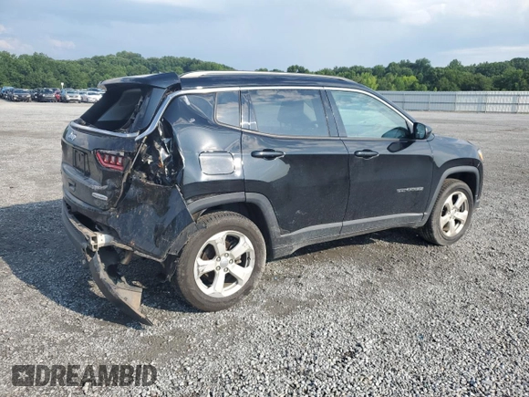 2019 Jeep Compass Latitude z VIN 3C4NJDBB5KT740982, wystawiony jako Copart lot #62478375 z przebiegiem 67 197 mil mil oraz Szkoda całkowita • Salvage title. Historia ofert i sprzedaży dostępna na DreamBid. Obrazek 3.