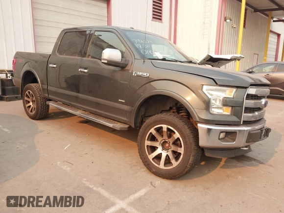 2015 Ford F-150 XLT with VIN 1FTEW1EP3FFB27105, listed as a IAAI auction lot 41278933 with 194,664 mi miles. Bid and sale history available at carsss.com. Image 1.